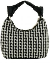kleine Handtasche Knotendetail Kettenhenkel Guess Mirema Black Multi