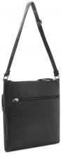 L.Credi Schultertasche Olla klassisch Schwarz vegan
