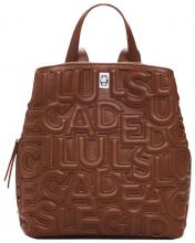 Desigual Tagesrucksack braun Buchstaben 3D Maki Sumy Mini