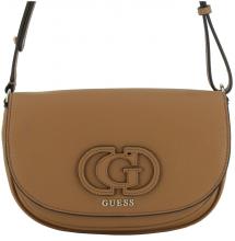 schwarz Überschlagtasche Logoapplikation Guess Calebra Crossbody Black