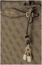Guess Shopper Katya Coal Logo schwarz grau Multi Comp Tote