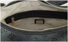 Guess Schultertasche Phoebe Hobo Shoulder Bag Taupe Prägung