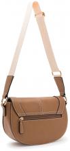Schultertasche mit gewebten Gurt Orell L.Credi Toffee Braun
