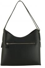 lässige Schultertasche Large Hobo Guess Lefia schwarz
