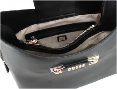 lässige Schultertasche Large Hobo Guess Lefia schwarz