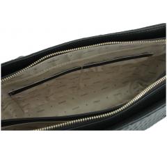 gesteppte Shoppertasche Zierkette Guess Everlee Noel Tote schwarz