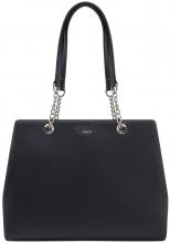 Maritimer Chic L.Credi Kettenhenkel Tasche Oreana Marineblau vegan