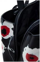 Desigual Blumen weiß Chandra Sumy Mini Cityrucksack rot Negro schwarz