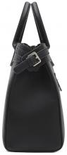 L.Credi Henkeltasche Business Olisa Schwarz vegan