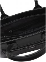 L.Credi Henkeltasche Business Olisa Schwarz vegan
