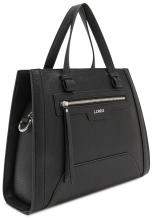 L.Credi Oana Kurzgrifftasche Crossbody Schwarz vegan