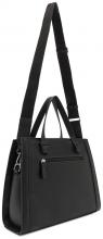 L.Credi Oana Kurzgrifftasche Crossbody Schwarz vegan