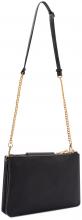 L.Credi Schultertasche Omaya Clutch schwarz Kette