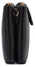 L.Credi Schultertasche Omaya Clutch schwarz Kette