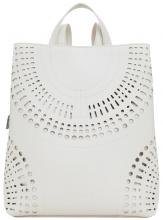Backpack Desigual Orbis beige Stanzungen geometrisch Crudo Sumy