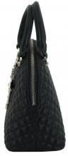 Guess Everlee gesteppte Handtasche Bowling Bag Glitzer Metallkette