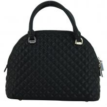 Guess Everlee gesteppte Handtasche Bowling Bag Glitzer Metallkette