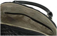 Guess Everlee gesteppte Handtasche Bowling Bag Glitzer Metallkette
