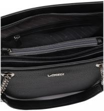 L.Credi Oreana Tragetasche Shopping Schwarz nachhaltig