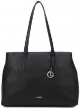 L.Credi Shoppertasche Polly Schwarz vegan