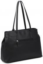 L.Credi Shoppertasche Polly Schwarz vegan