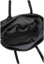 L.Credi Shoppertasche Polly Schwarz vegan