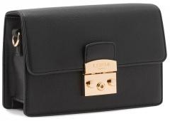 L.Credi Handtasche Onelia Schwarz Gold