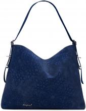 Damentasche Azul Noche Desigual dunkelblau Sierra floral bestickt