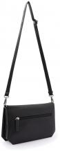 L.Credi Damen Handtasche Obuna klassisch Schwarz 
