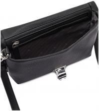 L.Credi Damen Handtasche Obuna klassisch Schwarz 