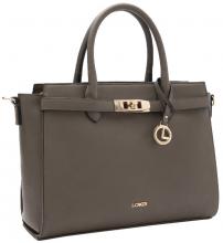 L.Credi Henkeltasche Konstanze Dark Taupe nachhaltig