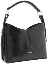 L.Credi Hobobag Phia Lackschwarz PETA Approved Vegan