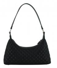 warmweiße Schultertasche Guess Everlee Steppmuster Off White