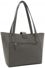 L.Credi Shopper mit Velour Petrina Dark Taupe