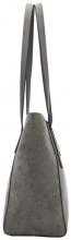 L.Credi Shopper mit Velour Petrina Dark Taupe