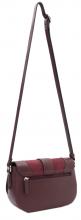 L.Credi Überschlagtasche Petrina Wine Velour nachhaltig
