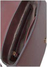 L.Credi Überschlagtasche Petrina Wine Velour nachhaltig