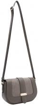 L.Credi Schultertasche Petrina Dark Taupe Materialmix