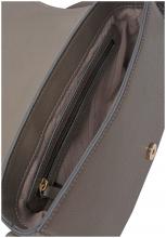 L.Credi Schultertasche Petrina Dark Taupe Materialmix