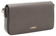 elegante Umhängetasche mit Organizer L.Credi Jane Dark Taupe nachhaltig