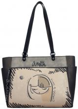 Anekke Mademoisselle Nature Koko großer Shopper metallic