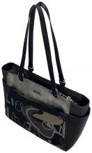 Anekke Mademoisselle Nature Koko großer Shopper metallic