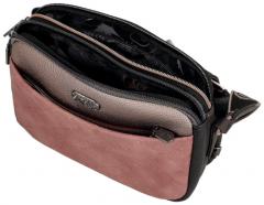 Crossovertasche Anekke Mademoiselle Parisian schwarz altrosa