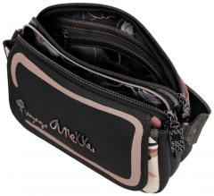 Crossovertasche Anekke Mademoiselle Parisian schwarz altrosa