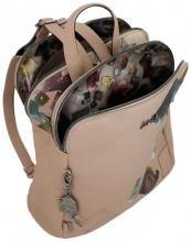 Anekke Cityrucksack Real Evolution Taupe diebstahlsicher