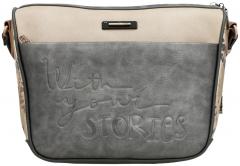 Anekke Crossovertasche beige metallic Real Intentions