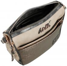 Anekke Crossovertasche beige metallic Real Intentions
