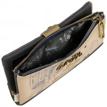 Anekke Geldtasche beige blau Mademoiselle Studio Modeatelier