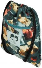 Turnbeutelrucksack dunkelgrün Print Anekke Real Evolution