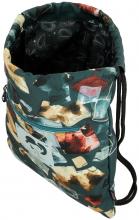 Turnbeutelrucksack dunkelgrün Print Anekke Real Evolution